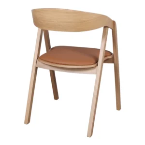 mobiliario-contract-silla madera asiento piel franky camel 4